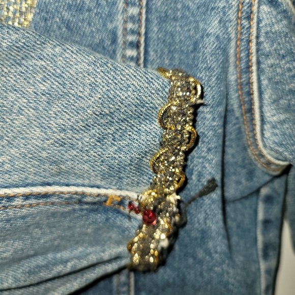 EUC Vntg Road Rags Cropped Denim Jean Jacket - Picture 10 of 16